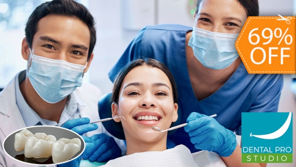 [Imagen:¡Recupera tu Sonrisa! ¡Paga $70 en Lugar de $225 por 1 Puente Dental Fijo (Metal Porcelana) + Blanqueamiento Dental + Limpieza con Ultrasonido + Aplicación de Flúor!]