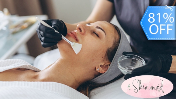 [Imagen:¡Adiós Piel Opaca, Hola Glow! ¡Paga Q99 en Lugar de Q525 por Peeling Químico a Elección: Antiedad, Despigmentante o Anti-Acné / Purificante +  Fototerapia LED + Higiene de Rostro y Más!]