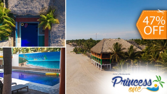 [Imagen:¡Escape Romántico a la Playa! ¡Paga $40 en Lugar de $75 por Estadía de 1 Noche Para 2 Personas en Playa Costa del Sol, La Paz + 2 Desayunos!]