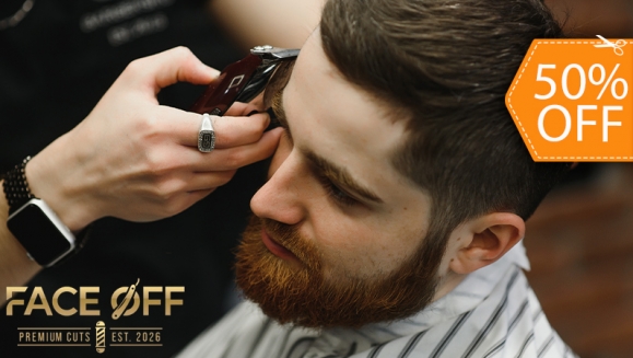 [Imagen:¡Paga $10 en Lugar de $20 por 2 Cortes de Cabello o Barba + 2 Lavados de Cabello + 2 Aplicaciones de Gel, Cera o Polvo de Volumen + 2 Mascarillas Faciales + 1 Bebida de Cortesía!]