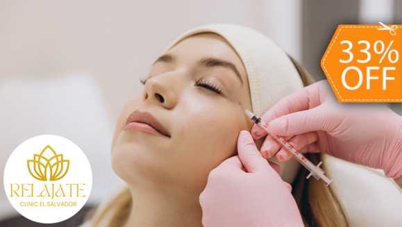 [Imagen:¡Rejuvenece en Minutos! ¡Paga $185 en Lugar de $275 por Aplicación de 50 Unidades de Toxina Botulínica Neuronox en 3 Áreas: Frente, Patas de Gallo y Entrecejo + Limpieza Facial Post- Tratamiento!]
