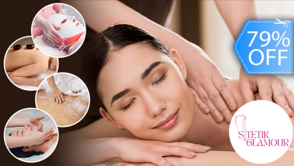 [Imagen:¡Paga Q125 en Lugar de Q600 por 5 Terapias Relajantes para Tratar Rostro, Cuerpo y Espalda que Incluye: Masaje Relajante + Terapia con Piedras Volcánicas + Exfoliación de Espalda + Facial Express + Máscara LED + Musicoterapia + Aromaterapia!]