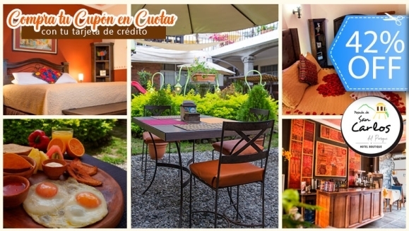 [Imagen:¡Paga Q499 en Lugar de Q855 por Estadía Romántica en Antigua para 2 con: Noche de Hospedaje + Decoración con Pétalos de Rosa + Fresas con Chocolate + Botella de Vino Tinto + 2 Desayunos Típicos Chapines + Impuestos Incluidos!]