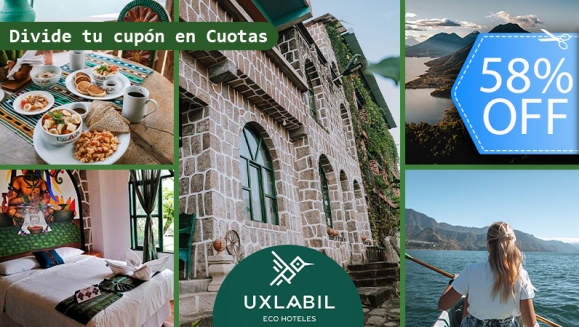 [Imagen:¡Paga Q750 en Lugar de Q1,790 por Estadía de 3 Días y 2 Noches para 2 Adultos en el Lago de Atitlán: Habitación Doble + 4 Desayunos + Tour de Abejas Mayas y Miel Orgánica + Kayaks + Impuestos Incluidos!]