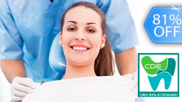 [Imagen:¡Paga Q259 en Lugar de Q1,375 por 2 Rellenos o 4 Sellantes + Limpieza Dental Profunda con Eliminación de Sarro + Aplicación de Flúor + Desmanchado con Profilaxis + Examen de Evaluación!]