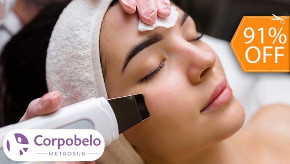 [Imagen:¡Piel Sin Manchas! ¡Paga $16 en Lugar de $170 por 1 Sesión Facial de Limpieza Profunda y Renovación Celular: Peeling de Ácido Glicólico +  Espátula Ultrasónica o Martillo Frío + Alta Frecuencia + Vaporización con Ozono y Más!]
