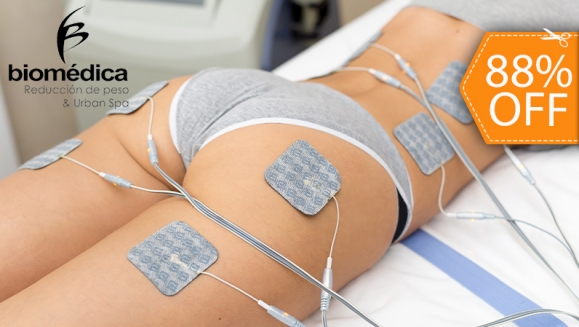 [Imagen:¡Paga $24 en Lugar de $200 por 18 Tratamientos para Levantar Glúteos, Reducir Medidas de Piernas, Moldear Las Caderas y Eliminar La Celulitis: 3 Masajes Reductivos + 3 Maderoterapias + 3 Copas Suecas + 3 Tablas Moldeadoras + 3 Térmicos + 3 Nano Frecu]