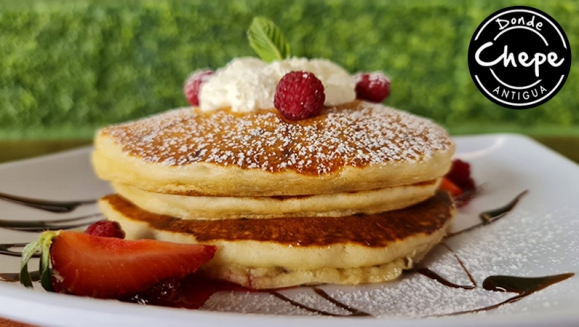 [Imagen:¡Paga Q35 en Lugar de Q70 por 1 Desayuno a Elección entre: Guatemalteco, Omelette de Jamón, Panqueques o Tostadas a la Francesa + 1 Café o Té!]