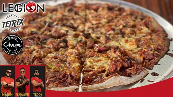 [Imagen:¡LEGION EN CONCIERTO! ¡Paga Q175 en Lugar de Q400 por 2 Entradas a Concierto de Rock de Legión y Tetrix + 1 Pizza Mediana a Elección + 2 Cervezas Modelo!]
