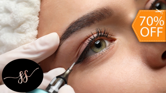 [Imagen:¡Paga $30 en Lugar de $100 por Delineado Clásico Permanente de Ojos + Depilación de Ceja con Hilo + Pigmentación de Henna en Las Cejas!]