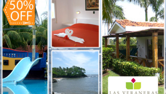 [Imagen:¡Paga $37.50 en lugar de $75 por Estadía para 2 adultos y 1 niño en Las Veraneras, Golf Villas &amp; Resort!]