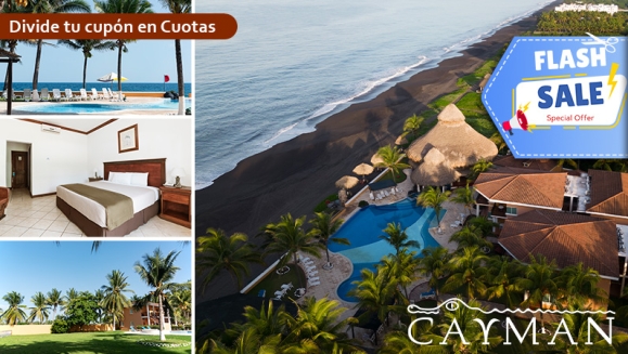 [Imagen:¡Playa, Relax y Confort en el Hotel Cayman Suites! ¡Paga Q829 en Vez de Q1,046 por Estadía en Habitación Sencilla o Doble Para 2 Adultos y Hasta 2 Niños + Desayunos + Playa + Piscinas + Uso Ilimitado de Atractivas Instalaciones + Impuestos Incluidos!]