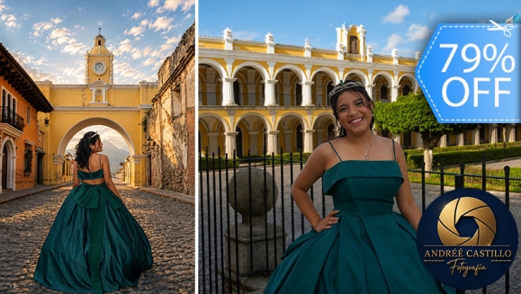 [Imagen:¡Captura Tus Momentos Más Especiales! ¡Paga Q199 en Lugar de Q950 por Sesión Fotográfica en Antigua Guatemala Hasta para 4 Personas que Incluye: Tour Fotográfico de 45 a 60 Minutos + 15 Fotografías Editadas + 3 Fotografías Impresas Tamaño 4x6!]