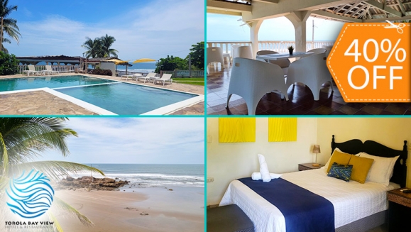 [Imagen:¡Paga $75 en Lugar de $125 por Estadía de 1 Noche Para 3 Personas + 3 Desayunos en Playa Torola!]