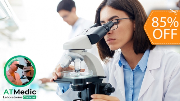 [Imagen:¡Paga $18 en Lugar de $120 por 30 Exámenes de Laboratorio Clínico: Glucosa, Colesterol Total, HDL, LDL, VLDL, Triglicéridos, Ácido Úrico, Creatinina, Urea, Heces, Orina y Más!]