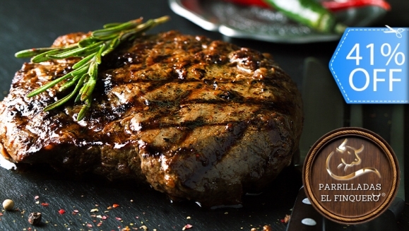 [Imagen:¡Paga Q199 en Lugar de Q340 por Parrillada Para 2 Personas Con: Lomito + Chorizo Argentino + Ensalada Para Compartir + 2 Guarniciones a Elección + Bebida + 2 Cafés + 2 Postres de Borrachito!]