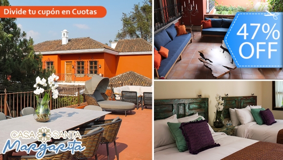 [Imagen:¡Paga Q399 en Lugar de Q750 por Estadía para 2 Personas en Antigua Guatemala + 2 Desayunos Continentales + Impuestos Incluidos!]