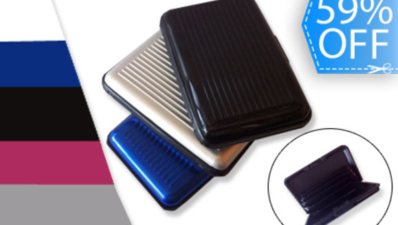 [Imagen:¿Quisieras tener una caja fuerte de bolsillo? ¡Paga Q45 en lugar de Q110 por Billetera de Aluminio color a elección!]