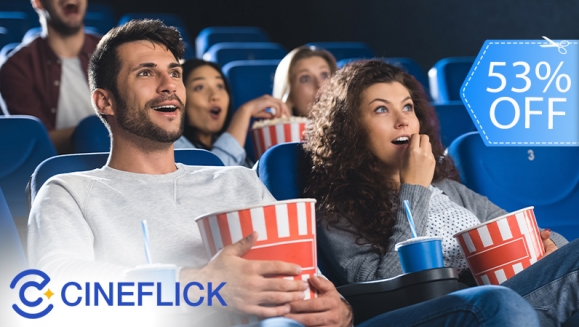 [Imagen:¡Paga Q139 en Lugar de Q296 por 2 Entradas para Película a Elección (Estreno o Cartelera) + 2 Hot Dogs + 1 Poporopo Grande + 2 Bebidas de 16 Onzas o 2 Granitas!]