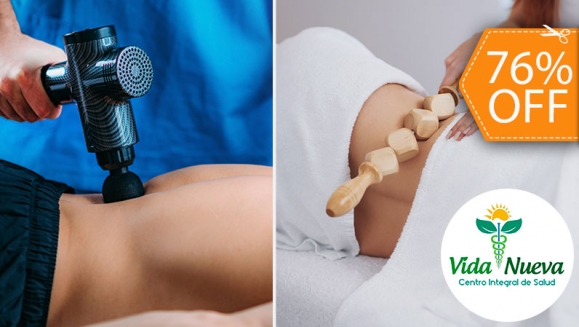 [Imagen:¡Paga $22 en Lugar de $90 por 2 Masajes Relajantes + 2 Ajustes Quiroprácticos + 2 Masajes Cráneo-Faciales + 2 Terapias de Percusión o 2 Maderoterapias en Espalda + Aromaterapia!]