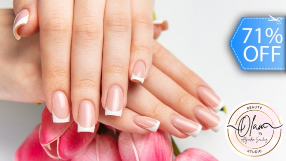 [Imagen:¡Paga Q65 en Lugar Q225 por Set de Uñas Acrílicas a Elección, Entre: Baby Boomer, French o Milky + Manicura Rusa!]