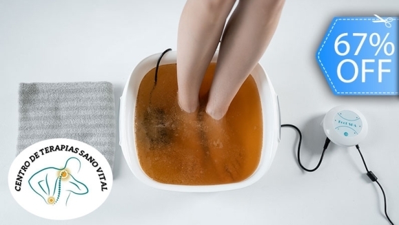 [Imagen:¡Bienestar y Relajación! ¡Paga Q99 en Lugar de Q300 por 2 Sesiones de Desintoxicación Iónica + Masaje Linfático de Piernas Completas + Reflexología!]