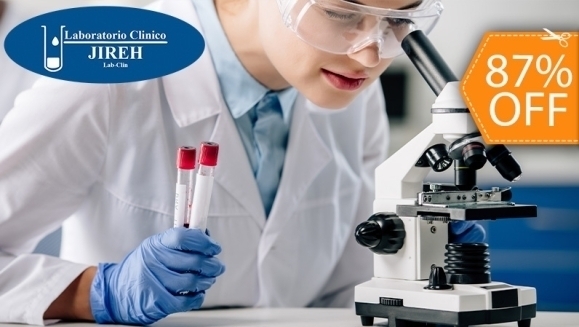 [Imagen:¡Paga $18 en Lugar de $136 y Elige 1 Entre 8 Perfiles de Exámenes de Laboratorio Clínico: General, Renal, Hepático, Tiroideo, Diabético y Otros!]