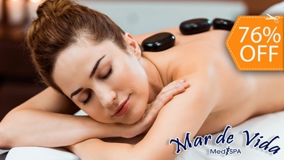 [Imagen:¡Paga $10 en Lugar de $42 por Masaje Relajante + Masaje con  Piedras Calientes + Masaje Craneofacial + Mascarilla Hidratante!]