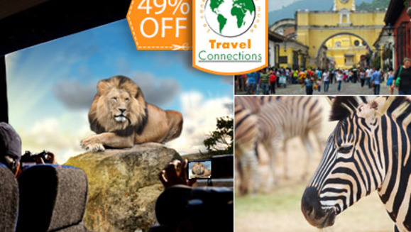 [Imagen:¡Paga $38 en lugar de $75 por Tour Guiado a Guatemala que incluye visita al Auto Safari Chapín (Incluye guía y tour en lancha) +  Paseo a la Antigua Guatemala + Asistencia Migratoria + Snacks con Travel Connections! ¡Sólo 147 cupones disponibles!]