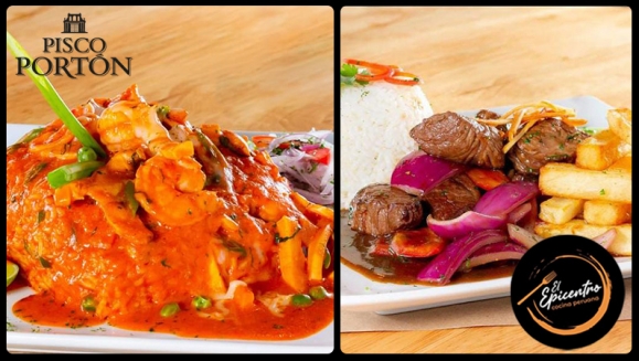 [Imagen:¡Paga Q299 en Lugar de Q470 por Banquete Peruano para 4 Personas que Incluye: 1 Ceviche de Pescado + 2 Ají de Gallina + 1 Lomo Saltado + Bebida para 4 (1 Pichel o 4 Vasos de Bebida Natural)!]