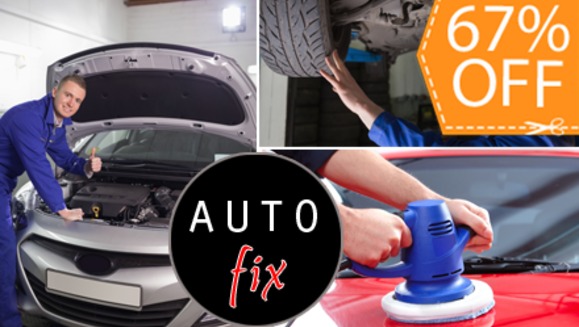 [Imagen:¡Paga $18 en lugar de $55 por Diagnóstico Computarizado de Vehículo (Check Engine) + Balanceo y Rotación de Llantas + Pulido/Restauración de Silvines + Lavado, Aspirado, Siliconeado, Pasteado +  Revisión de Luces y más en AutoFix Service!]