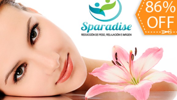 [Imagen:¡Paga $39 en lugar de $225 por 3 Microdermoabrasiones con punta de diamante +1 Facial de Limpieza Profunda + 1 Desintoxicación Facial + 1 Alta Frecuencia + 3 Lifting de Colágeno + 1 Mascarilla de Bótox + Evaluación de Rostro en Sparadise!]