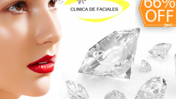 [Imagen:¡Paga $17 en lugar de $50 por Paquete Facial de 2 Sesiones que Incluye: Microdermoabrasión + 2 Limpiezas Faciales + 2 Mascarillas + Exfoliación + Extracción de Puntos + Vaporización + Tonificación en Clínica de Faciales!]
