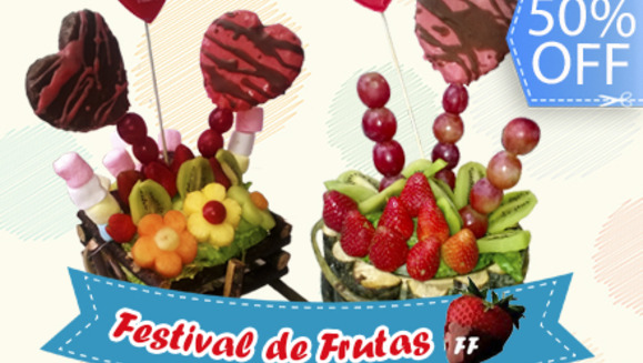 [Imagen:¡Paga Q149 en lugar de Q300 por Arreglo de Frutas para Mamá a Elección entre Carreta, Flor de Kiwi o Canasta en Festival de Frutas!]