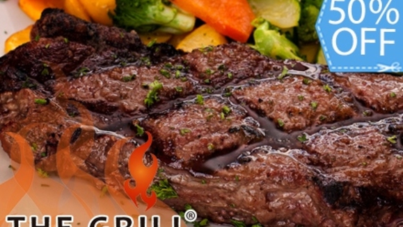 [Imagen:¡Paga Q139 en lugar de Q278 por 2 Platos de Lomito + 2 Guarniciones + 2 Copas de Vino o Bebida Natural en The Grill!]