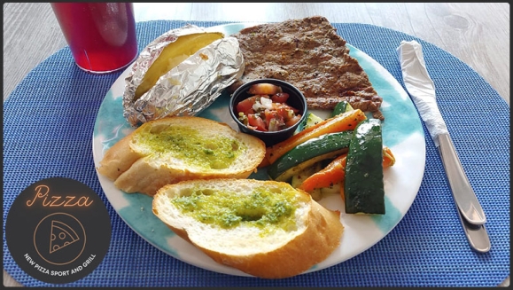 [Imagen:¡Paga $10 y Consume $20 en Todo el Menú de New Pizza Sport and Grill!]