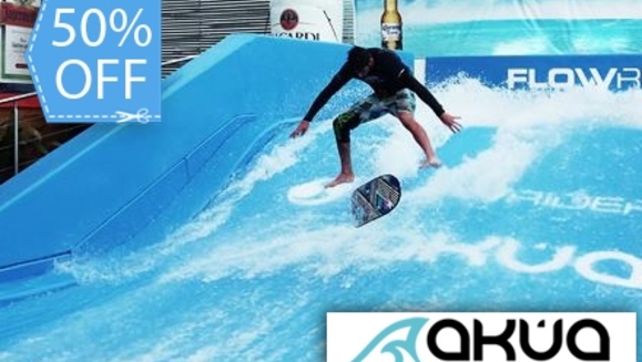 [Imagen:¡A Surfear en la Ciudad! ¡Paga Q75 en lugar de Q150 por 1 Hora de Flowboarding + Wet Suit + Toalla + Tabla e Instructor en Akúa Flowboarding!]