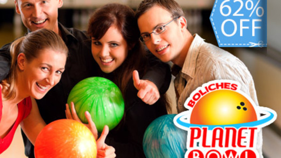[Imagen:¡Paga Q49 en lugar de Q130 por 1 hora de boliche hasta para 5 personas en Planet Bowl!]
