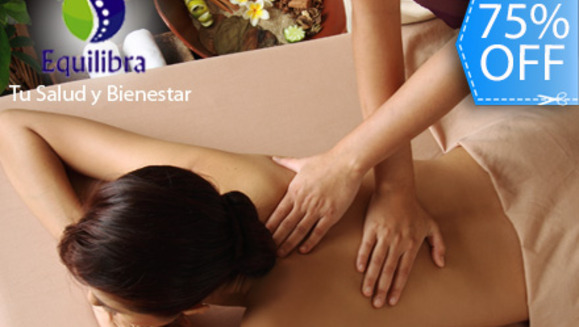 [Imagen:¡Paga Q99 en lugar de Q400 por Masaje Quiropráctico que incluye: Masaje Cráneo Facial + Masaje con Aparatología + Movilización y Rectificación de Vertebras + Evaluación Profesional  y Más en Equilibra Multiclínicas!]
