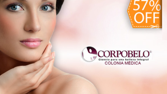 [Imagen:¡$15 en lugar de $35 por Paquete Facial Completo que Incluye: Limpieza de Rostro + Vaporización + Exfoliación + Masaje Relajante en Cuello y Hombros + Extracción de Puntos Negros + Mascarilla + Alta Frecuencia + Tonificación en Corpobelo Col. Médica!]