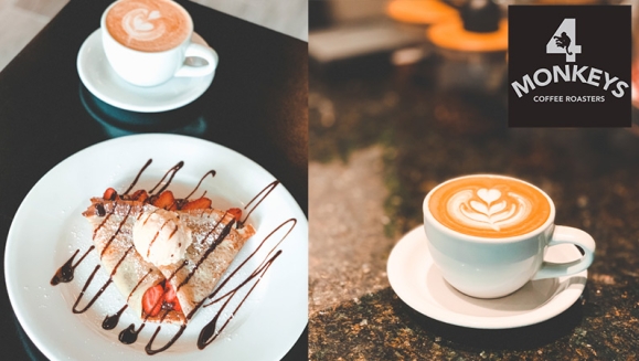 [Imagen:¡Paga $7 y Consume $14 en Todo el Menú de 4 Monkeys Coffee Roasters!]
