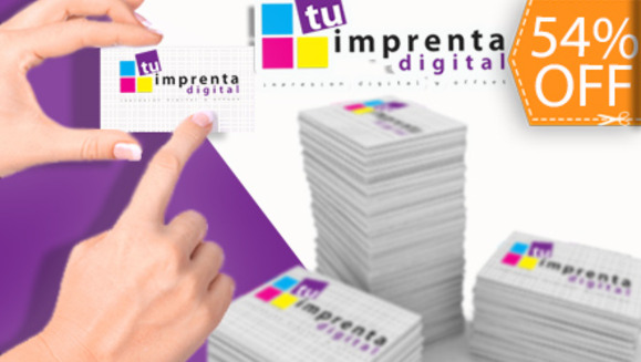 [Imagen:¡Paga $12 en lugar de $26 por 400 Tarjetas de Presentación Texturizadas y Laminadas en Tu Imprenta Digital!]