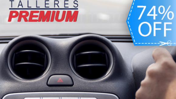 [Imagen:¡Paga Q99 en vez de Q375 por Carga de A/C + Limpieza de Filtro A/C y Blower + Revisión de Sistema de Enfriamiento + Revisión Exterior de Fugas + Revisión General del Vehículo, Tren Delantero, Luces, Fajas de Accesorios y Más en Talleres Premium!]