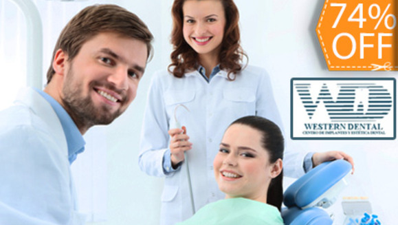 [Imagen:¡Paga $49 en lugar de $190 por Extracción de 1 Cordal + 1 Radiografía + Limpieza con Ultrasonido + Consulta Ortodóntica + Consulta Post Operatoria en Western Dental!]