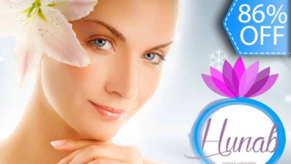 [Imagen:¡Paga Q99 en lugar de Q725 por Limpieza Facial Intensiva con: Skin Scrubber + Microdermoabrasión + Vaporización de Ozono + Extracción de Puntos Negros + Alta Frecuencia + Masaje Cráneo Facial + Bloqueador Solar en Centro Integral Hunab!]