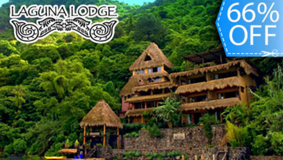 [Imagen:¡Paga Q1,218 en lugar de Q3,611 por Estadía para 2 Personas + 2 Desayunos + Uso de Kayacs y Canoas + Coctel de Bienvenida + Entradas a Reserva Natural y Más en el Hotel de 5 Estrellas Laguna Lodge Eco Resort en Atitlán!]