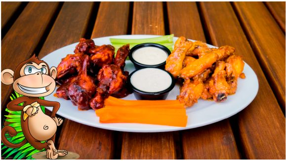 [Imagen:¡Paga Q99 en lugar de Q210 por Sampler que Incluye: 1 Libra de Alitas + Papas Fritas + Aros de Cebolla + 1 Chicken Club Quesadilla!]