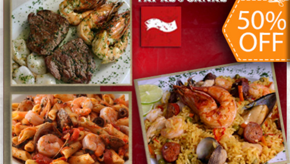 [Imagen:¡Paga $12 y consume $24 en todo el delicioso menú de Tapas y Cañas!]