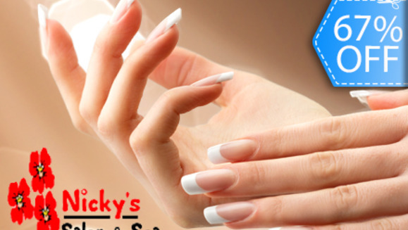 [Imagen:¡Paga Q49 en vez de Q150 por Set de Uñas Acrílicas + Manicure Express y Más en Nicky's Salón!]