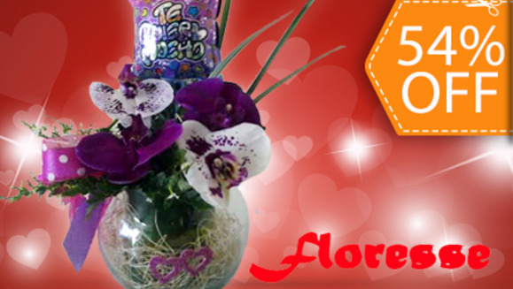 [Imagen:¡Paga $16 en vez de $35 por Arreglo Floral de Orquídeas con Globo en Floresse Flores y Jardines! ¡SÓLO 156 CUPONES DISPONIBLES!]